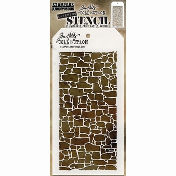 Stampers Anonymous Layering Stencil Stone THS086