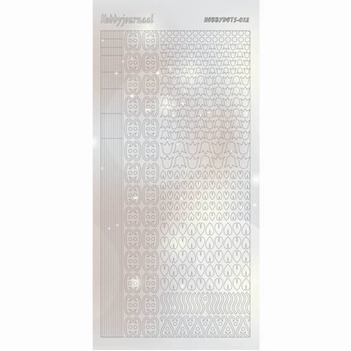 Hobbydots Sticker - Pearl - Silver STDP122