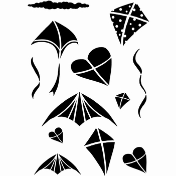 Card-io Clear Stamp High Flyers CCSTHIG-01
