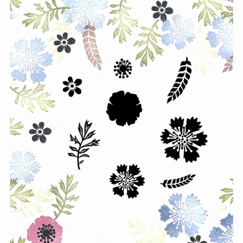 Card-io Majestix Clear Stamp Summer Meadow MASU-03
