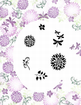 Card-io Majestix Clear Stamp Mum's Garden MAMU-01