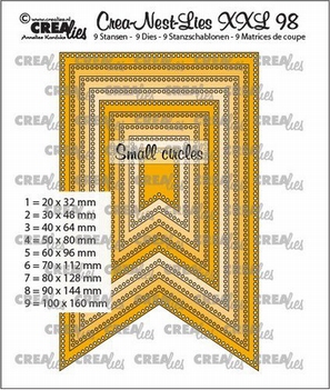 Crea-Nest-Lies set mallen nummer 98 XXL   CLNestXXL98