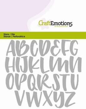 Craft Emotions Snijmal Alfabet Handlettering 115633/0426