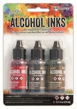 Ranger Alcohol Ink set Tuscan Garden TIM20707