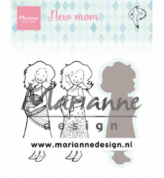 Marianne Design clear stamp Hetty's New Mom HT1651*