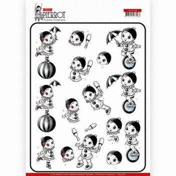 Yvonne Creations knipvel Petit Pierrot At the Circus CD11468