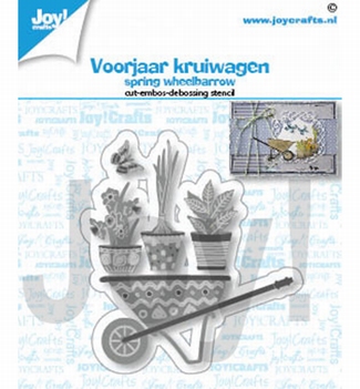 Joy Crafts Snijmal Voorjaar Kruiwagen 6002/1463*