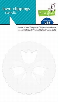 Lawn Fawn Template Reveal Wheel Tulip  LF2253