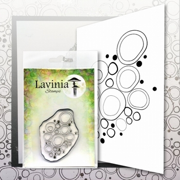 Lavinia Clear Stamp Blue Orbs LAV583