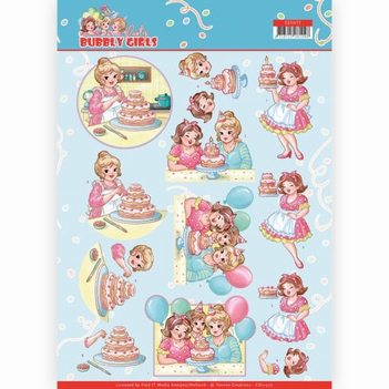 Yvonne Creations knipvel Bubbly Girls Baking CD11477