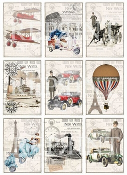 Reprint Vintage Toppers Time for Travel KP0053