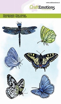 Craft Emotions Clear Stamp Butterflies 130501/1323