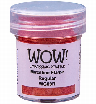 WOW Embossing Poeder Metalline Flame WG09R*