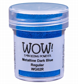 WOW Embossing Poeder Metalline Dark Blue WG02R