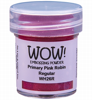 WOW Embossing Poeder Primary Colour Pink Robin WH26R