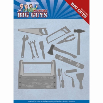 Yvonne Creations Die Big Guys - Handy Man Tools YCD10203