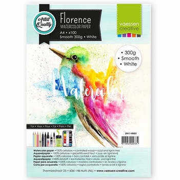 Vaessen Florence Watercolor Paper White 2911-9003