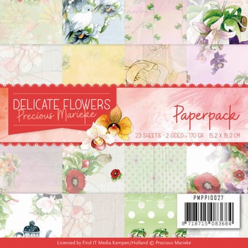 Precious Marieke Paperpack Delicate Flowers PMPP10027*