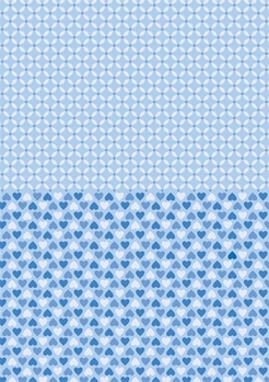 Nellie Snellen Achtergrondvel Blue Hearts NEVA011*