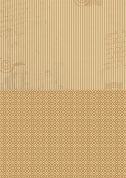 Nellie Snellen Achtergrondvel Brown Stripes NEVA004*