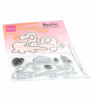 Marianne Design clear stamp Eline's Reptiles EC0181