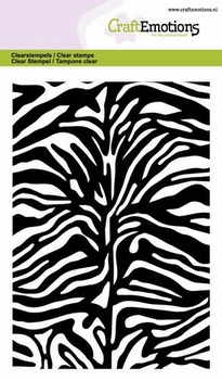 Craft Emotions Clear Stamp Tiger-Zebra Print 130501/1313