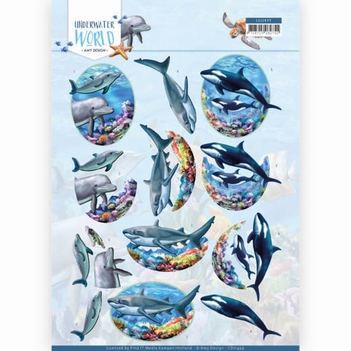 Amy Design knipvel Underwater World - Big Animals CD11499