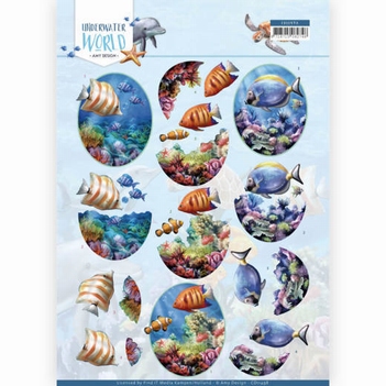 Amy Design knipvel Underwater World - Fish CD11498