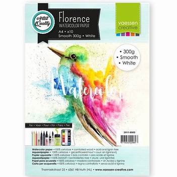 Vaessen Florence Watercolor Paper White 2911-8003