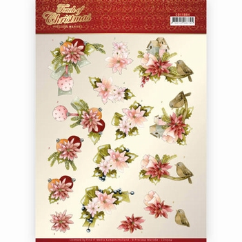 Precious Marieke knipvel Touch Of - Pink Flowers CD11504