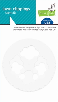 Lawn Fawn Template Reveal Wheel Puffy Cloud LF2350