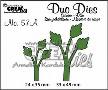 Crealies Duo Dies nr. 57A Bladeren CLDD57A