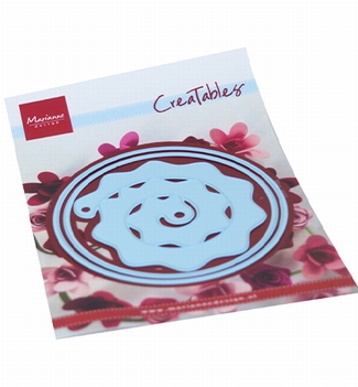 Marianne Design Creatables Round Box & Flower LR0672