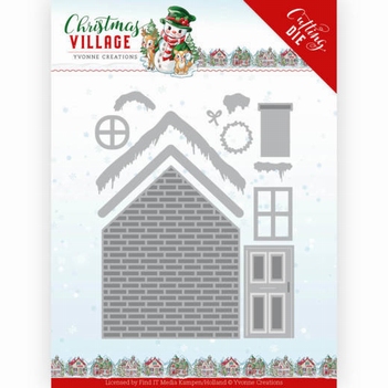 Yvonne Creations Die Village - Build Up House YCD10209