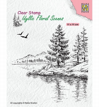 Nellie Snellen Clear Stamp Winter Waters Edge IFS025
