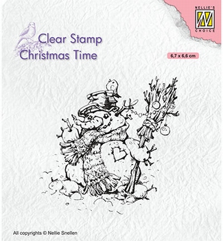 Nellie Snellen Clear Stamp Snowman CT034