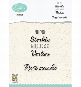 Nellie Snellen Clear Stamp Dutch Texts Condolence DCTCS001