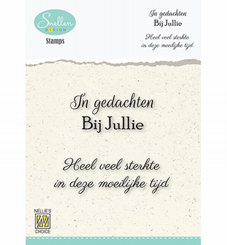 Nellie Snellen Clear Stamp Dutch Texts Condolence DCTCS005