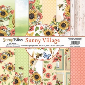 Scrapboys Papierblok Sunny Village SUVI-09