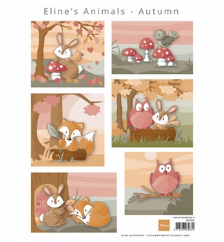 Marianne Design Knipvel Eline's Animals Autumn AK0080