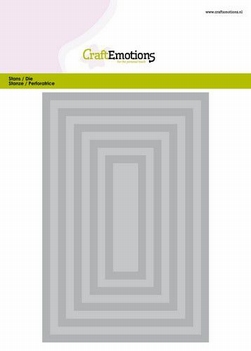 Craft Emotions Snijmal Big Nesting Rectangles 115633/0903