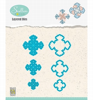 Nellie Snellen Layered Dies Snowflakes LDSF004