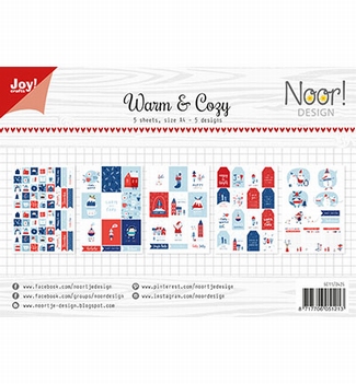 Joy! Crafts Papierset Labelvellen Warm & Cozy 6011/0426*