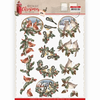 Amy Design knipvel Nostalgic Birds CD11560