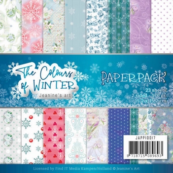 Jeanine's Art Papierblok The Colours of Winter JAPP10017