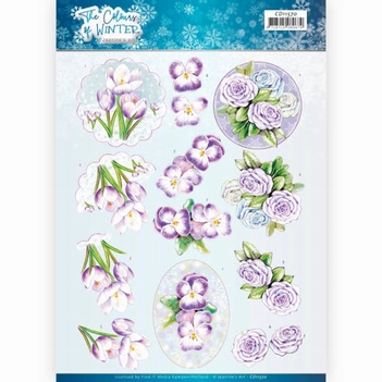 Jeanine's Art Knipvel Colour of Winter - Purple CD11570