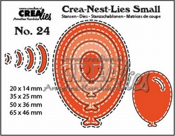 Crea-Nest-Lies Small Balloons Double Stitch CNLS24