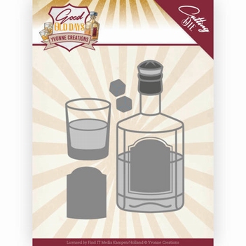 Yvonne Creations Die Good Old Days Whiskey YCD10221*