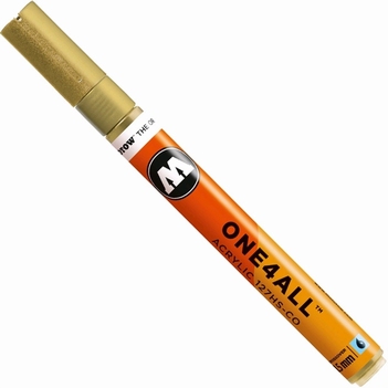 Molotow Acrylic Marker One 4 All Metallic Gold 127.506