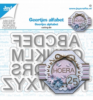 Joy Crafts Snijmal Alfabet Gestikt 6002/1559